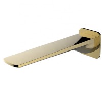 Wall mounted hot selling brass gold basin bath spout